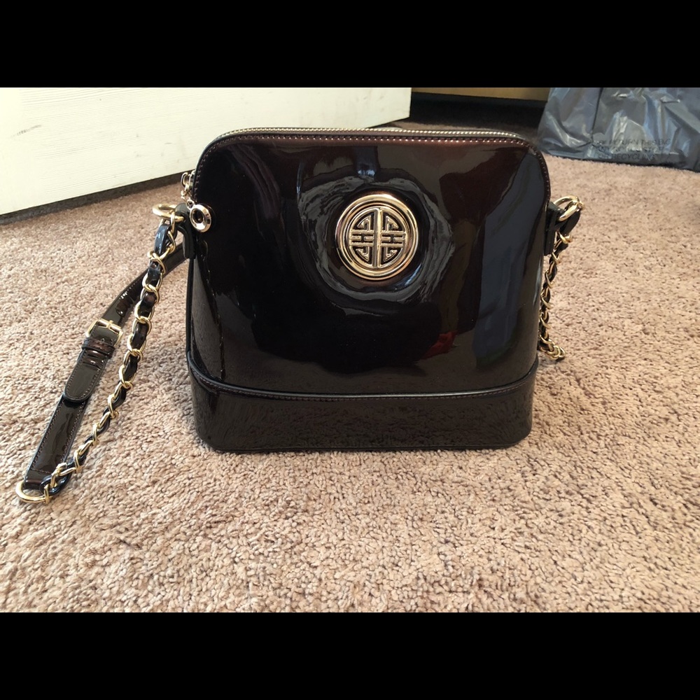 Bronze/ dark brown colored purse